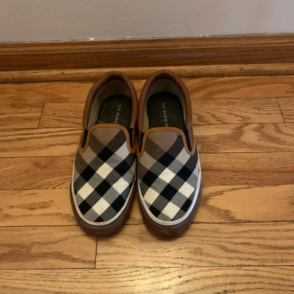 Burberry slip on sneakers
